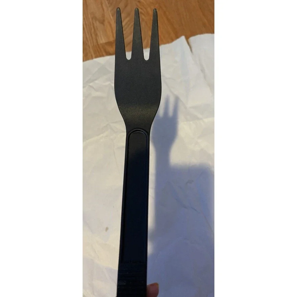 Vintage T-Fal Black Nylon 3-Prong Meat Serving Fork Kitchen Utensil Canada
